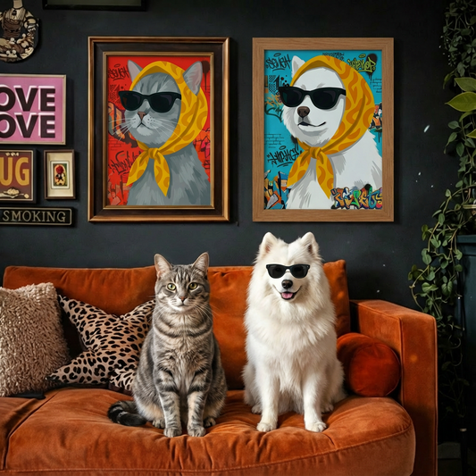 Custom Street Style Pet Portrait