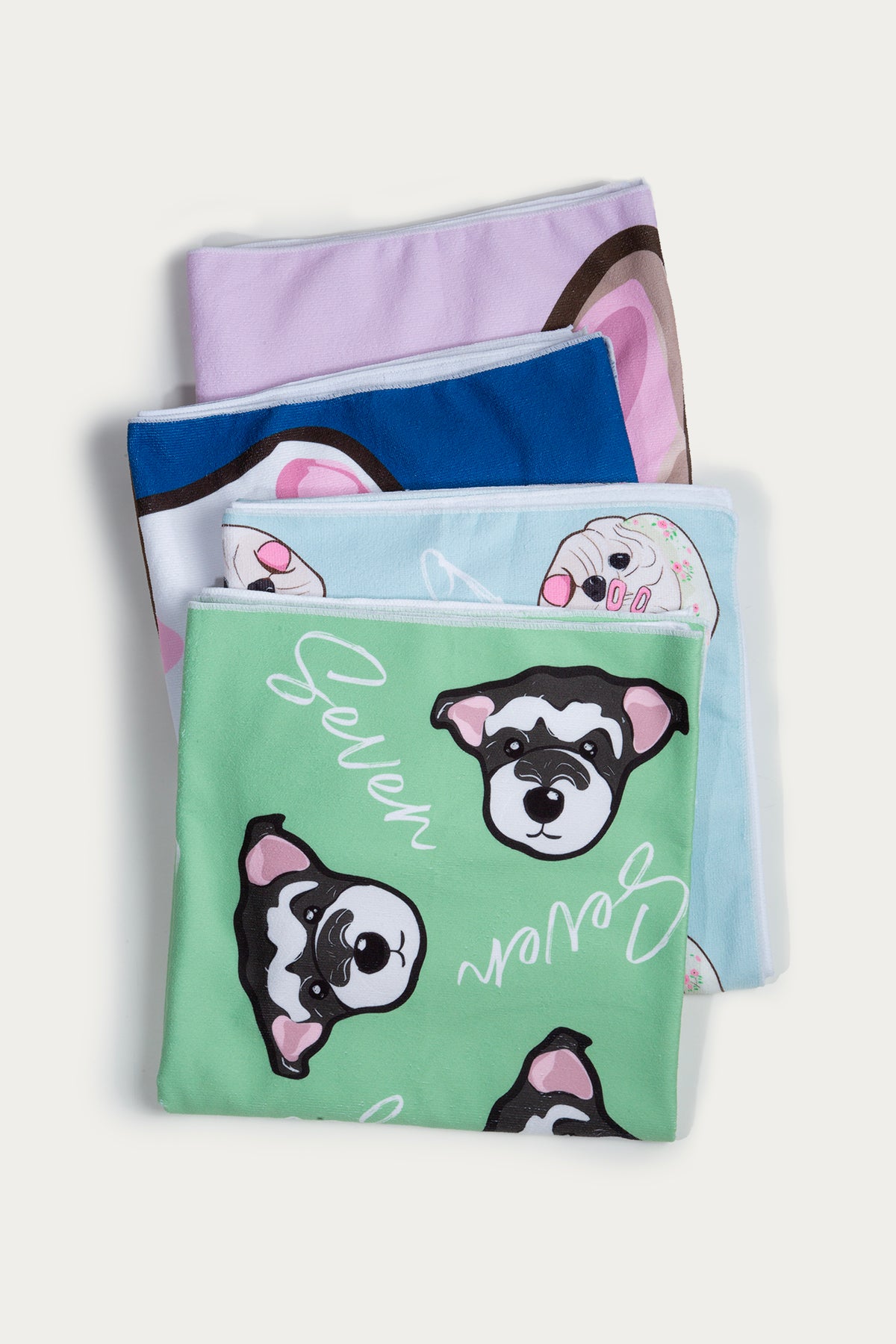 Custom Pet Graphic Beach Towel | Personalized Colorful Pet Portrait Towel – Soft Microfiber