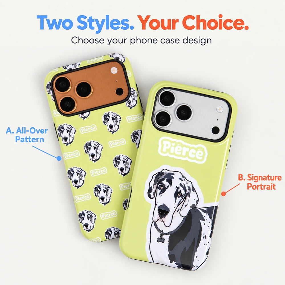 Custom Pet Portrait Phone Case