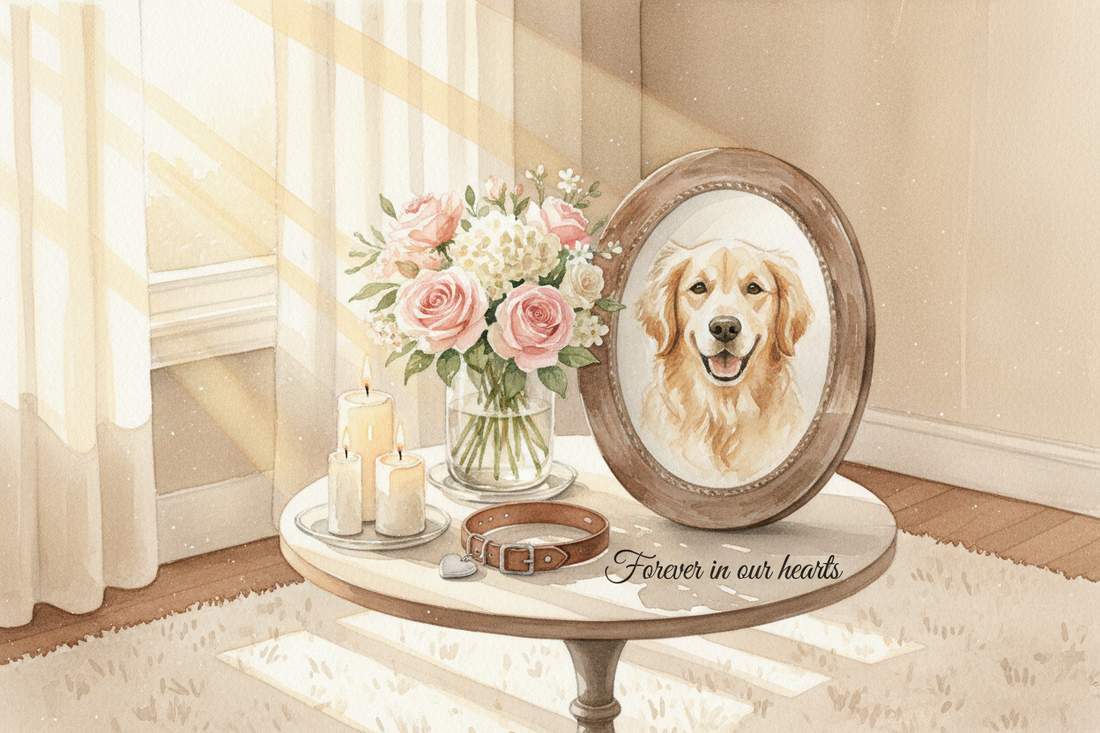 🕊️ Saying Goodbye with Love: How to Remember a Pet Without Just “Letting Go”
