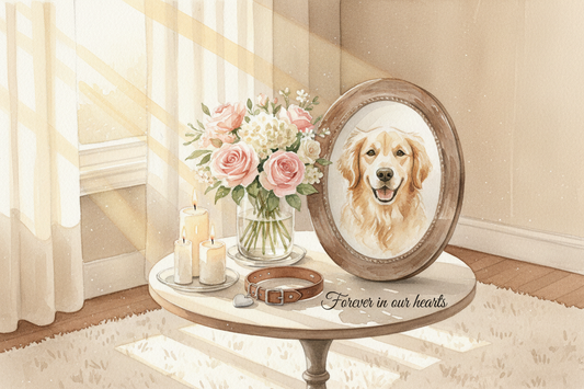 🕊️ Saying Goodbye with Love: How to Remember a Pet Without Just “Letting Go”