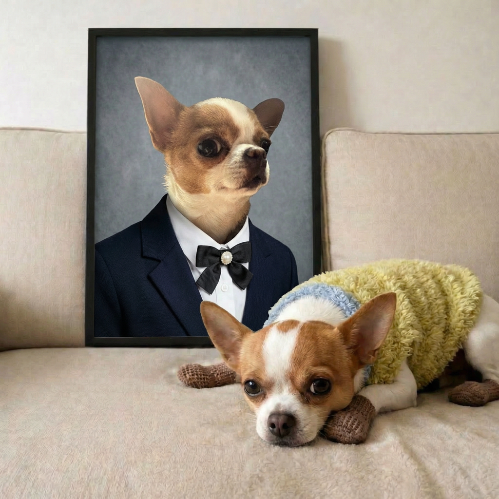 The Senior Portrait Series: Custom Yearbook Pet Portrait