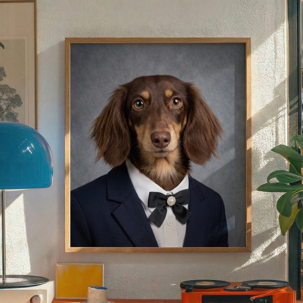 The Senior Portrait Series: Custom Yearbook Pet Portrait