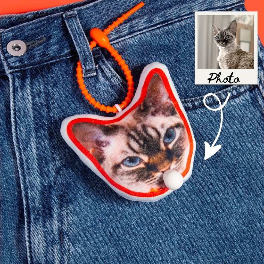 Custom Pet Bubble Keychain