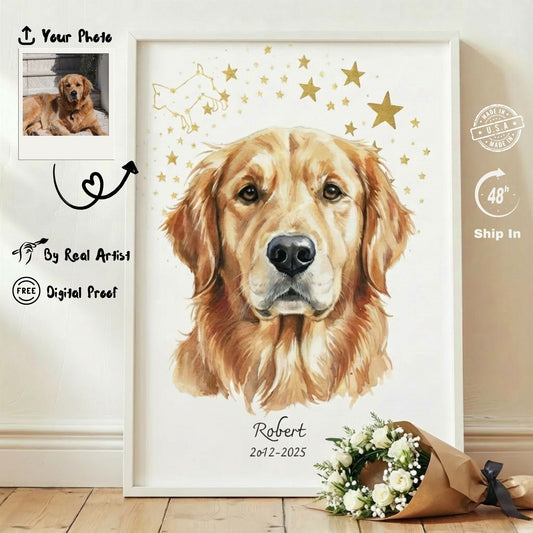 Custom Pet Memorial Portrait