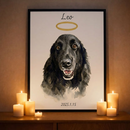 Custom Pet Memorial Portrait