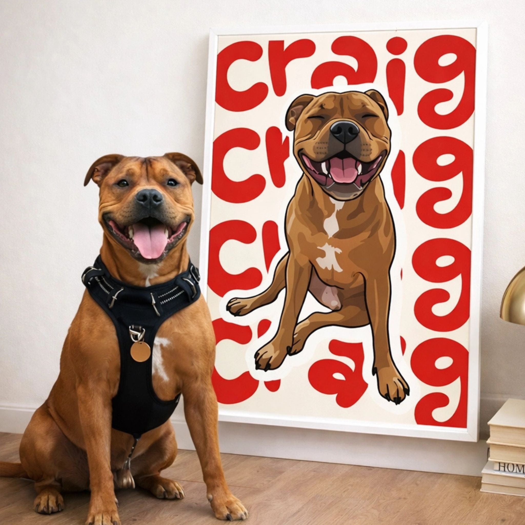 Custom Pet Name Portrait