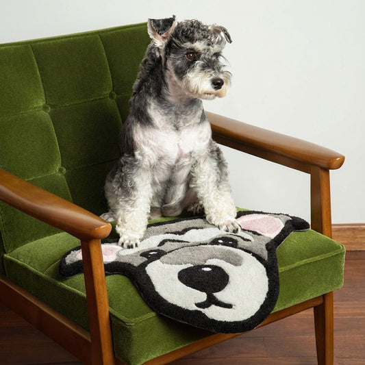 Custom Pet Shaped Tufted Rug with Name