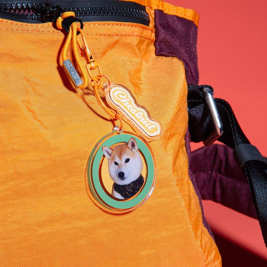 Custom Round Pet Photo Keychain