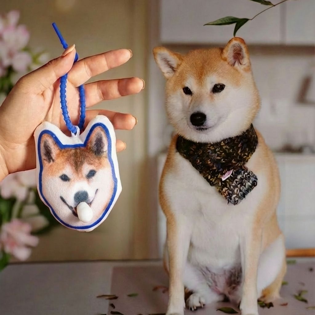 Custom Pet Bubble Keychain