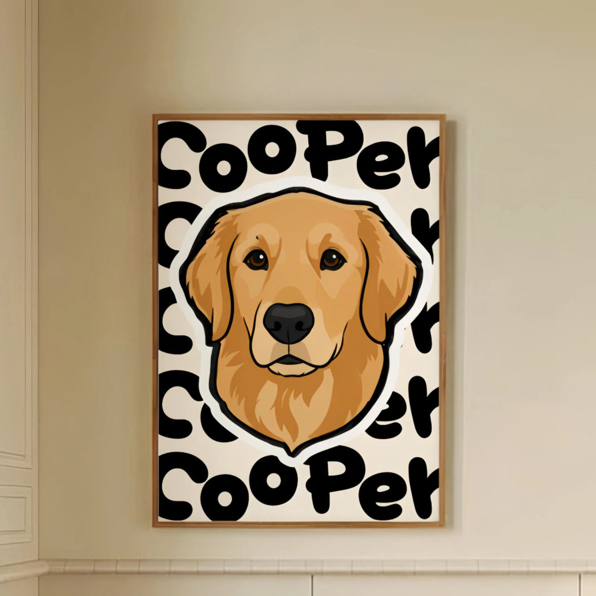 Custom Pet Name Portrait