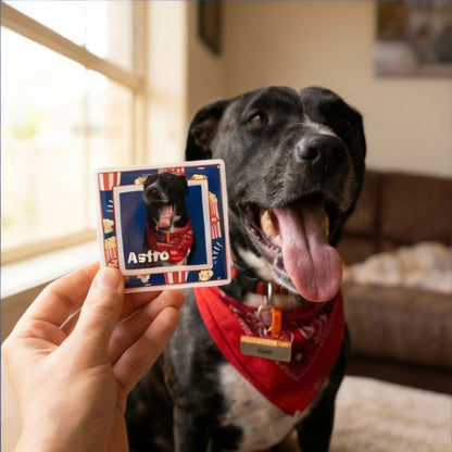 Custom Square Pet Fridge Magnet