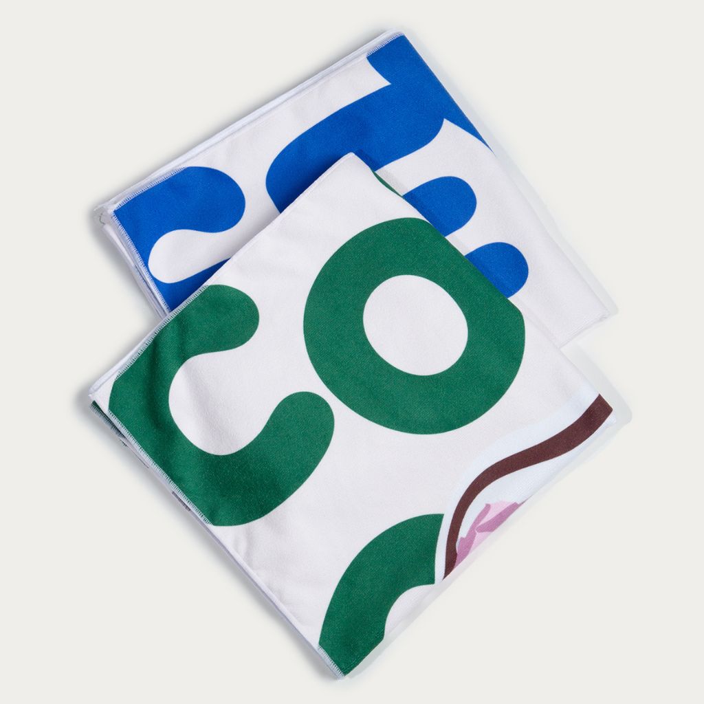 Custom Pet Beach Towel with Name Background