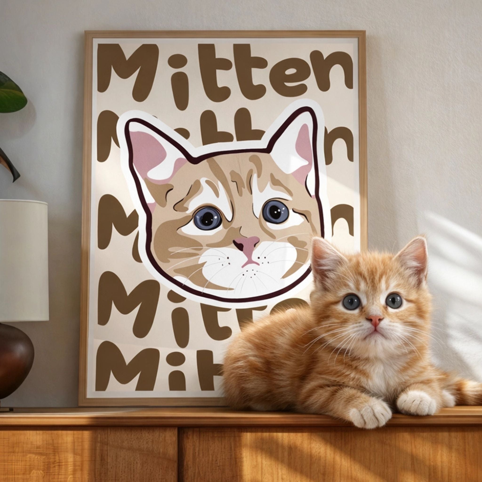 Custom Pet Name Portrait