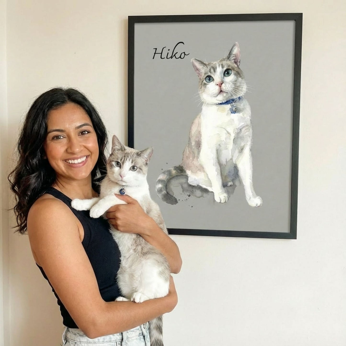 Custom Pet Watercolor Portrait