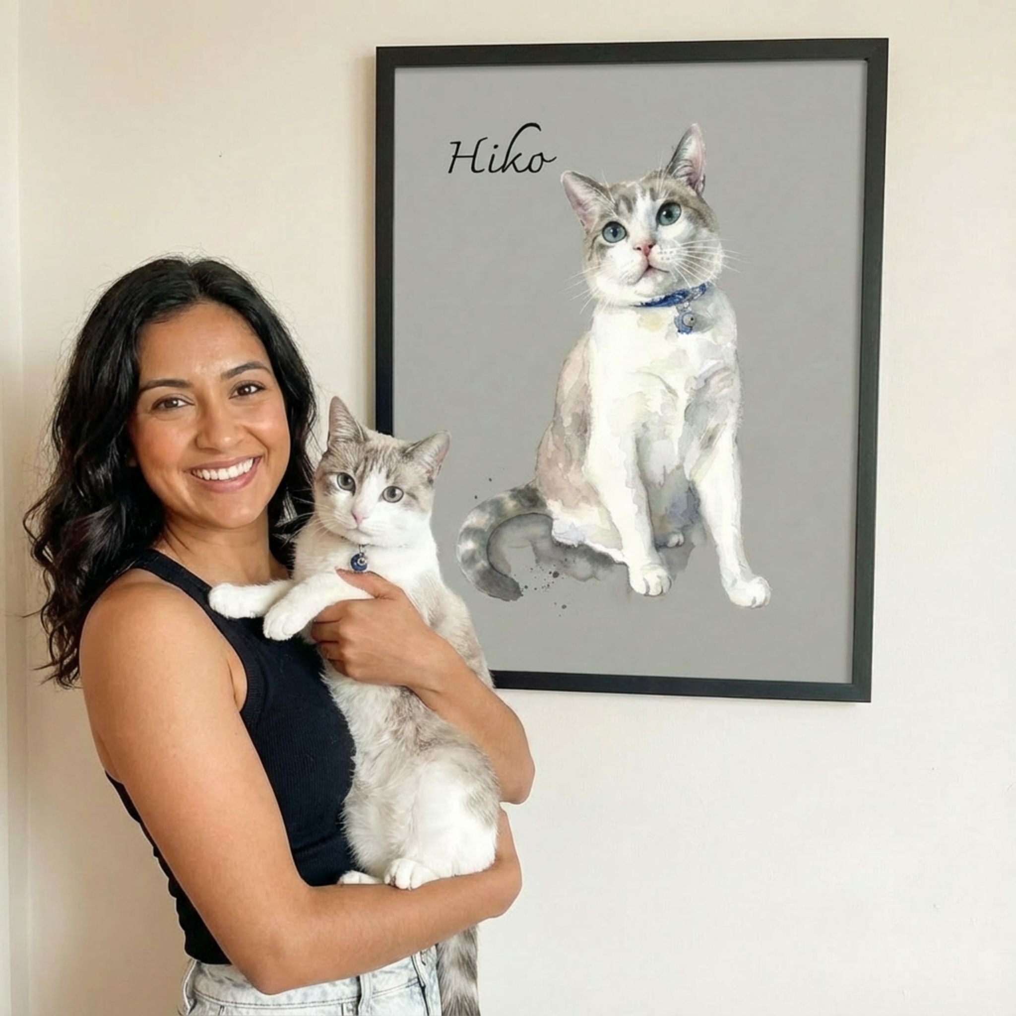Custom Pet Watercolor Portrait