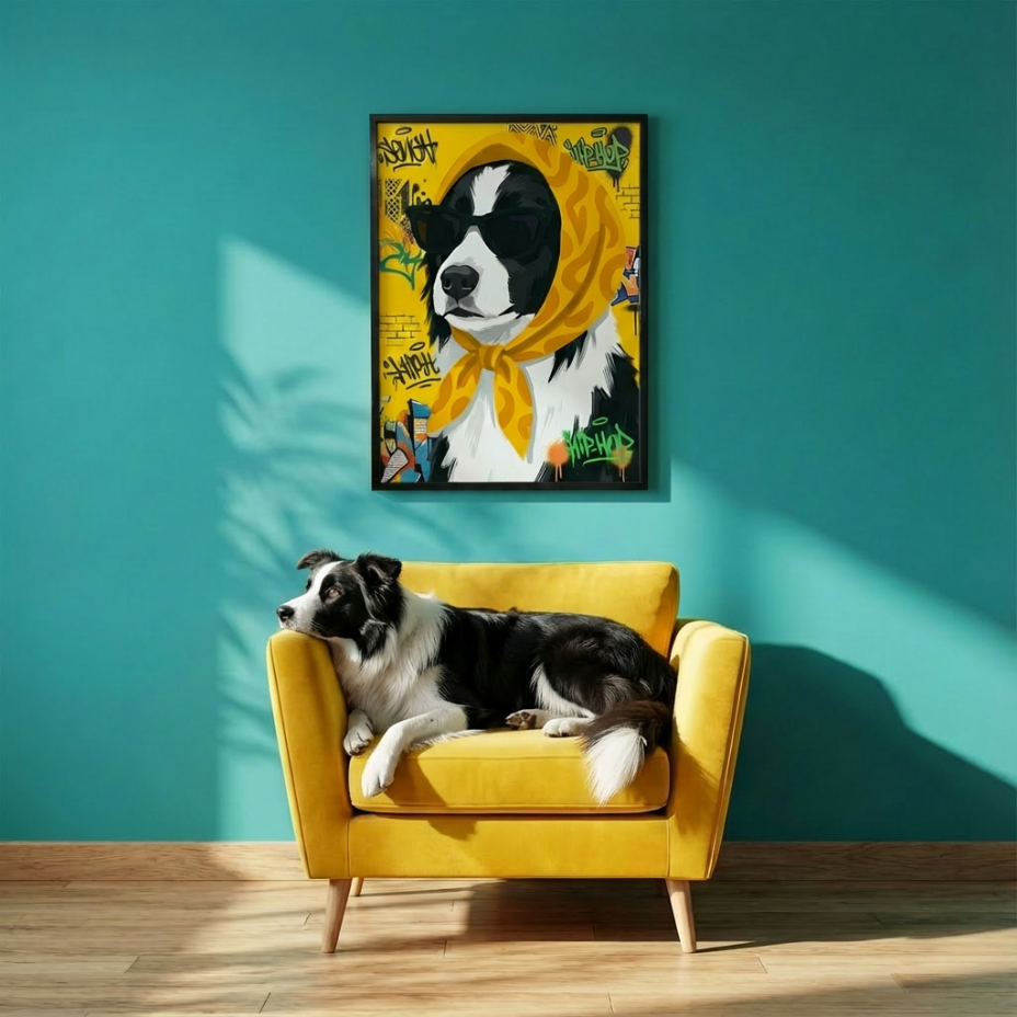 Custom Street Style Pet Portrait