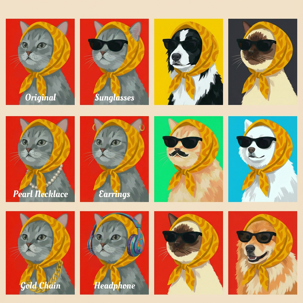 Custom Street Style Pet Portrait