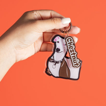 Custom Pet Shape Acrylic Keychain