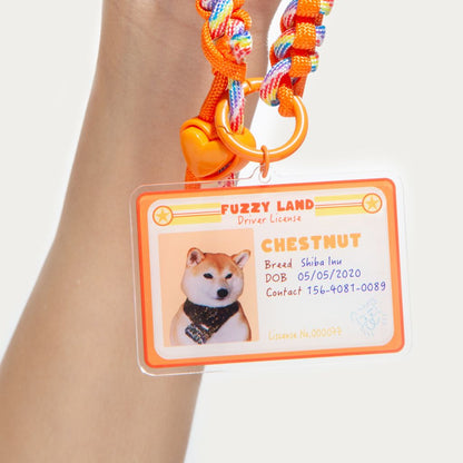 Custom Pet ID Tag with Name | Mini Driver’s License