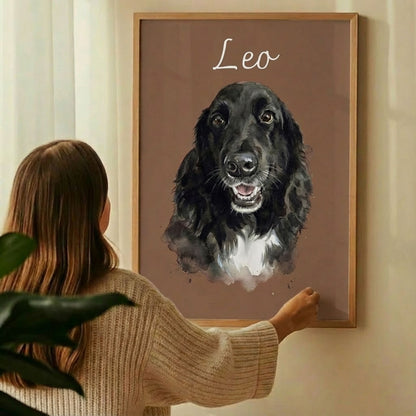 Custom Pet Watercolor Portrait