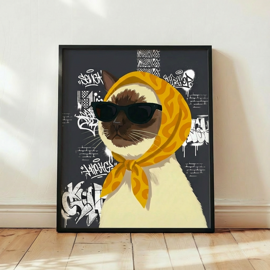 Custom Street Style Pet Portrait