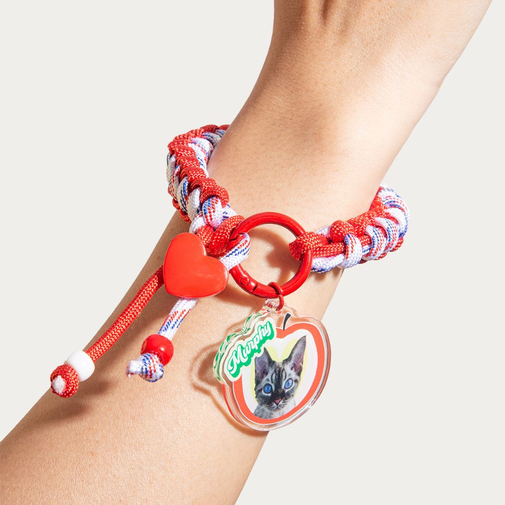 Custom Pet ID Tag with Name | Fruit-Shaped