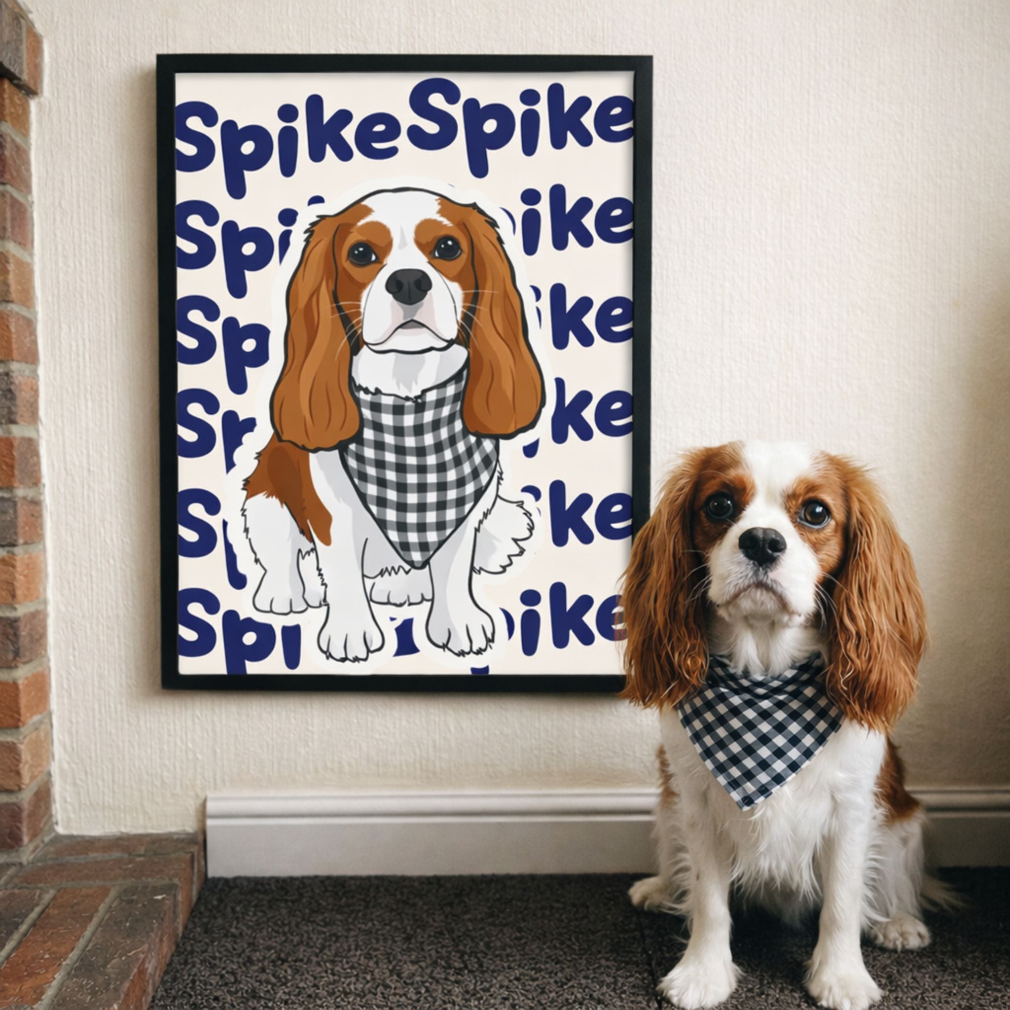 Custom Pet Name Portrait