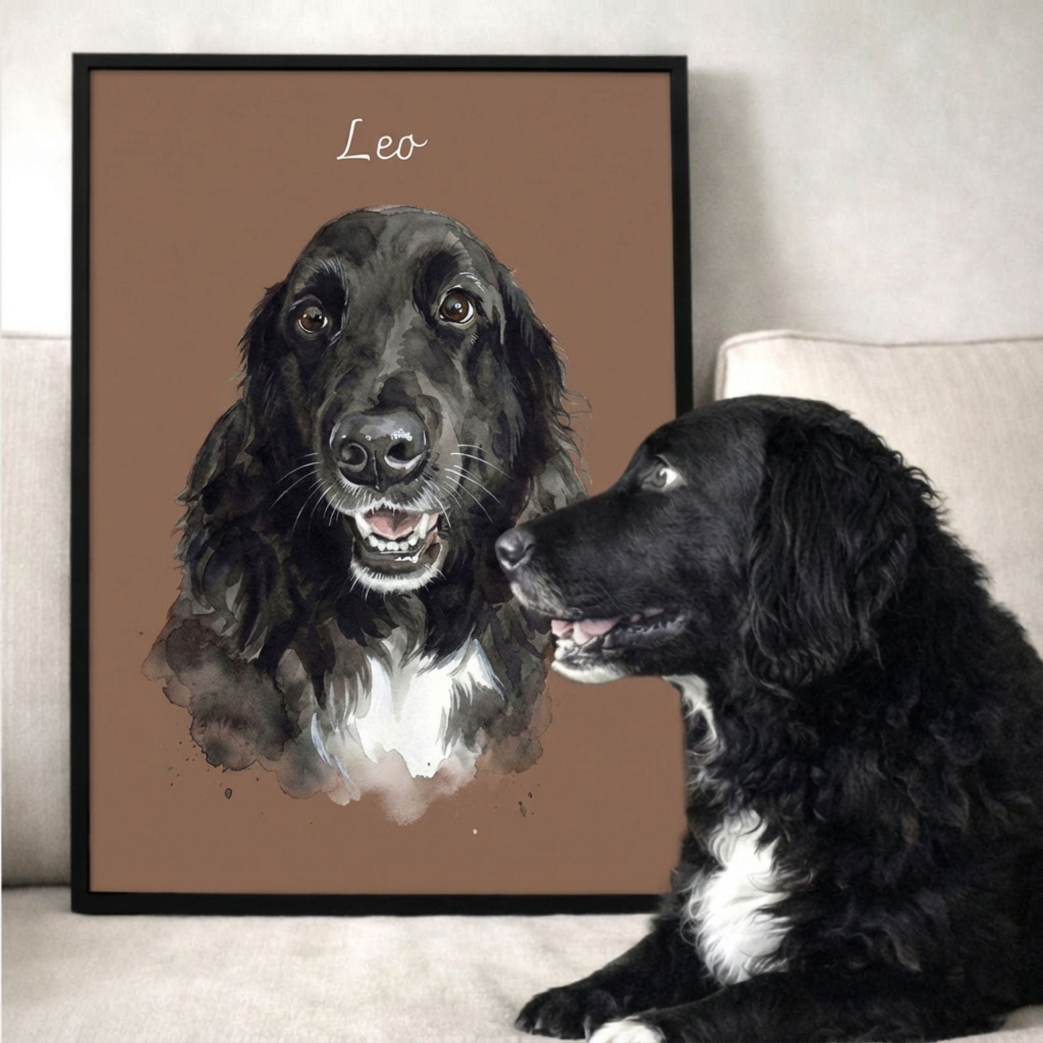 Custom Pet Watercolor Portrait