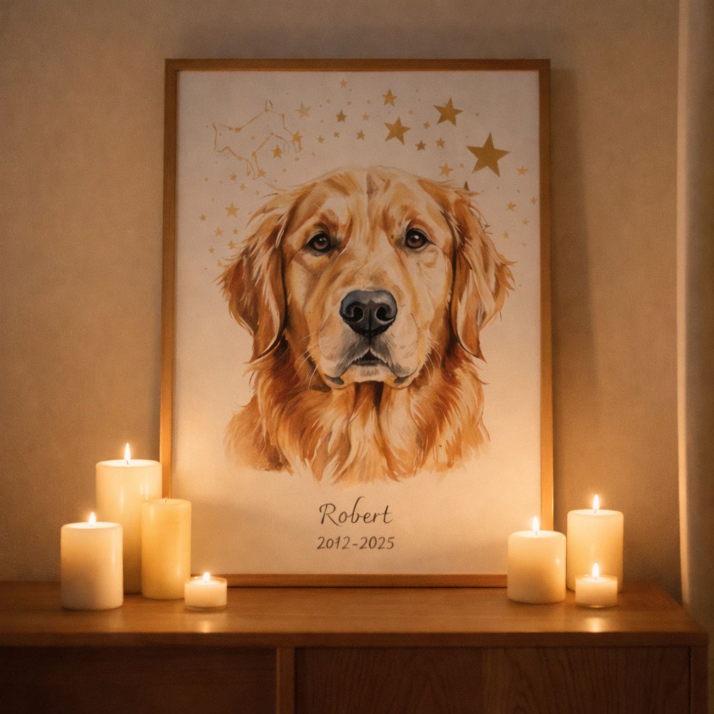 Custom Pet Memorial Portrait