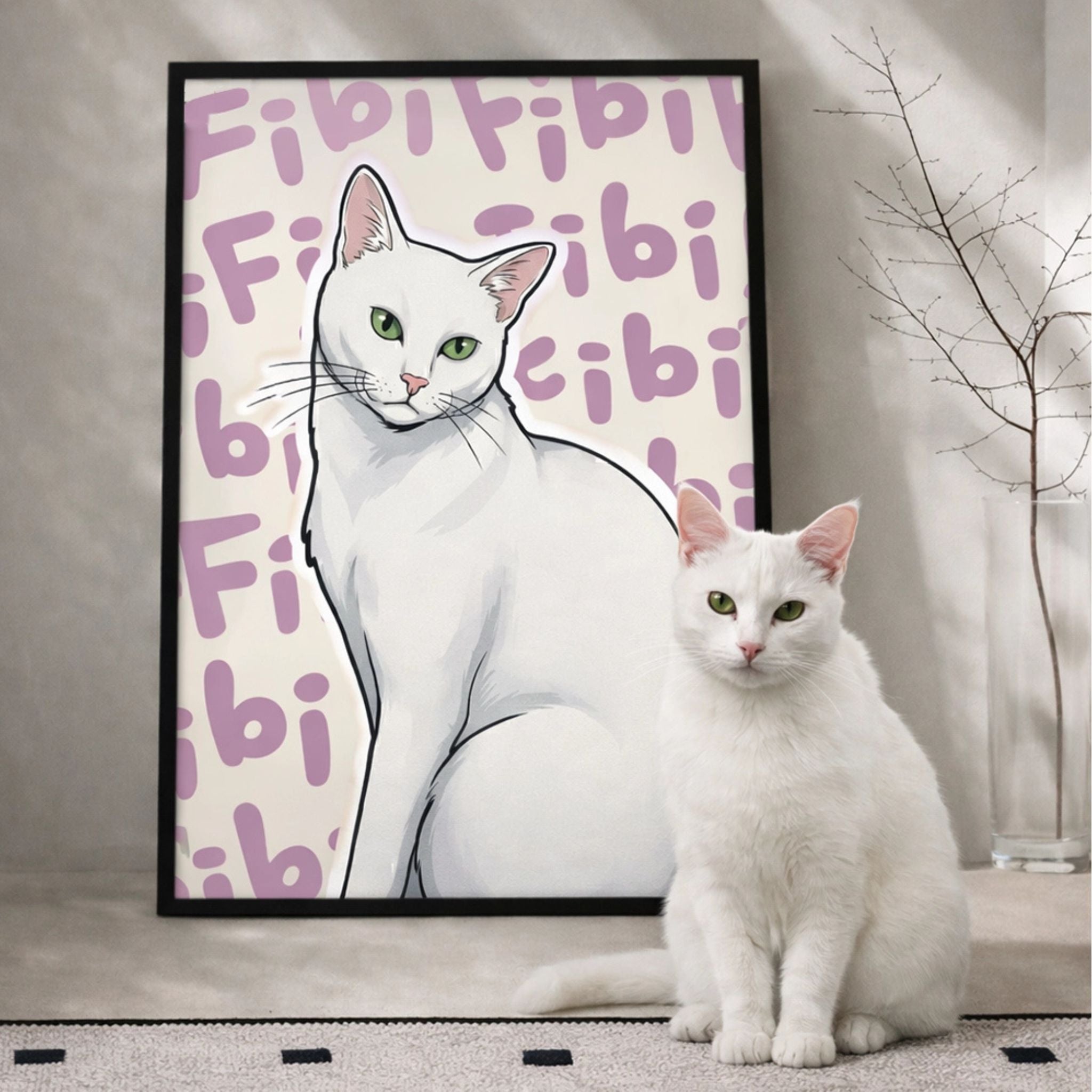 Custom Pet Name Portrait