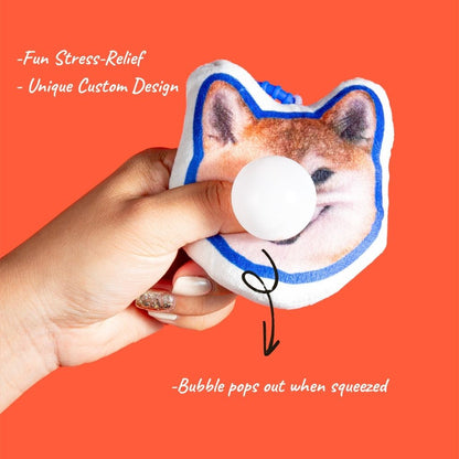 Custom Pet Bubble Keychain