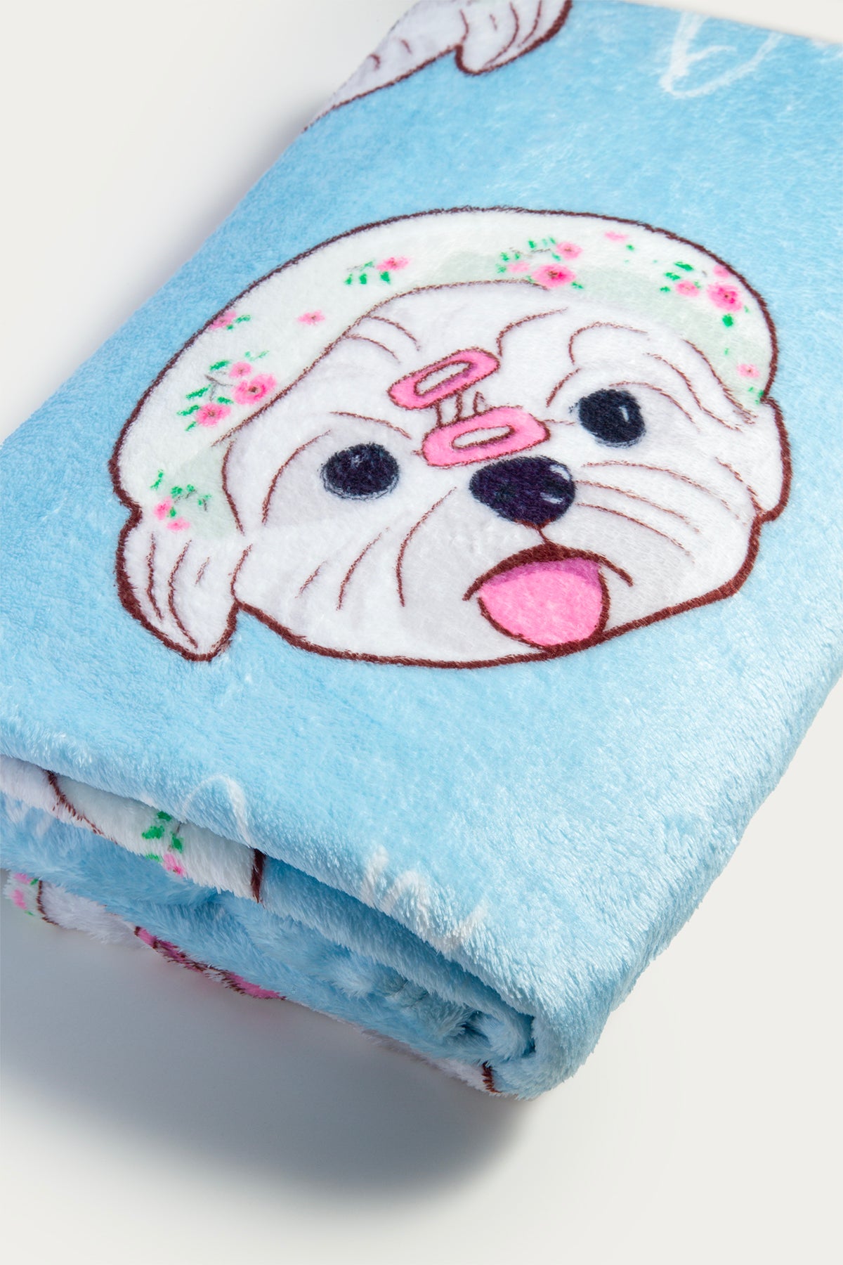 Custom Pet Graphic Blanket | Personalized Dog or Cat Portrait on Plush or Sherpa Fleece