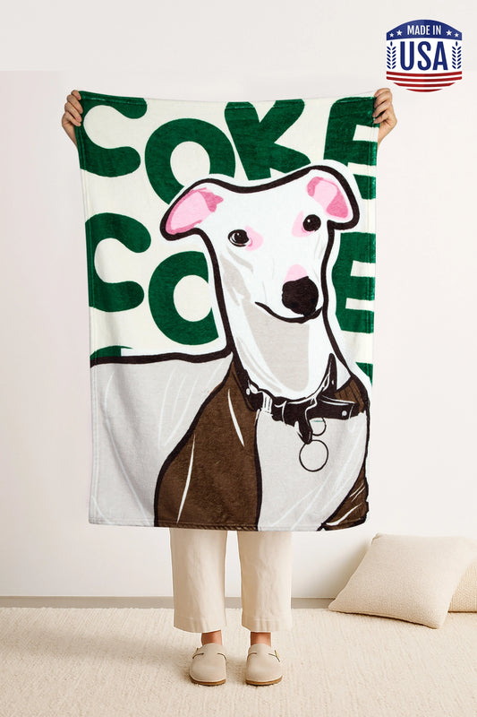 Custom Pet Name Plush Blanket