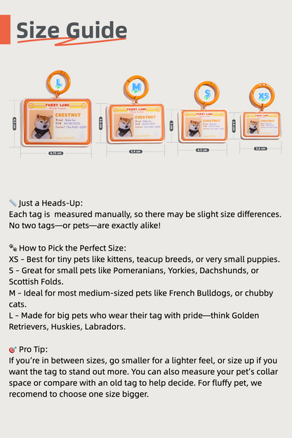 Custom Pet ID Tag with Name | Mini Driver’s License