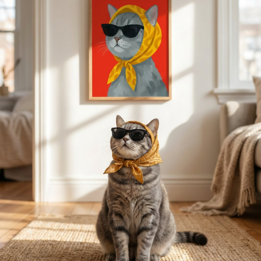 Custom Street Style Pet Portrait