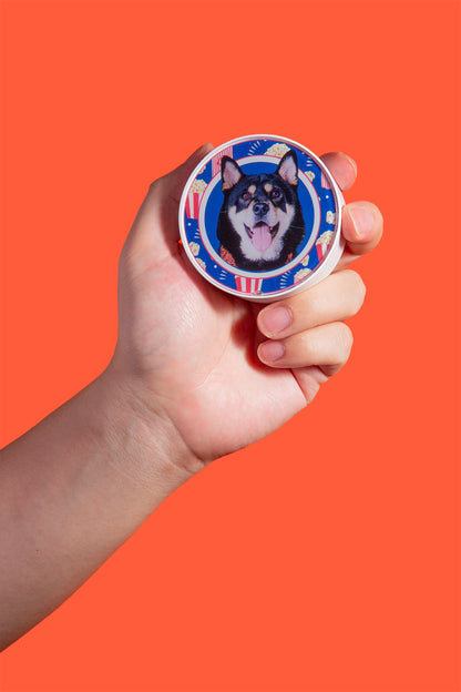 Custom LED Lightbox Pet Acrylic Fridge Magnet | Personalized Round or Square Design