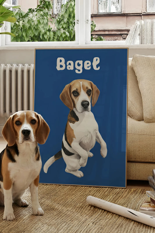 Custom Pet Watercolor Portrait | The Pawject Personalized Artwork