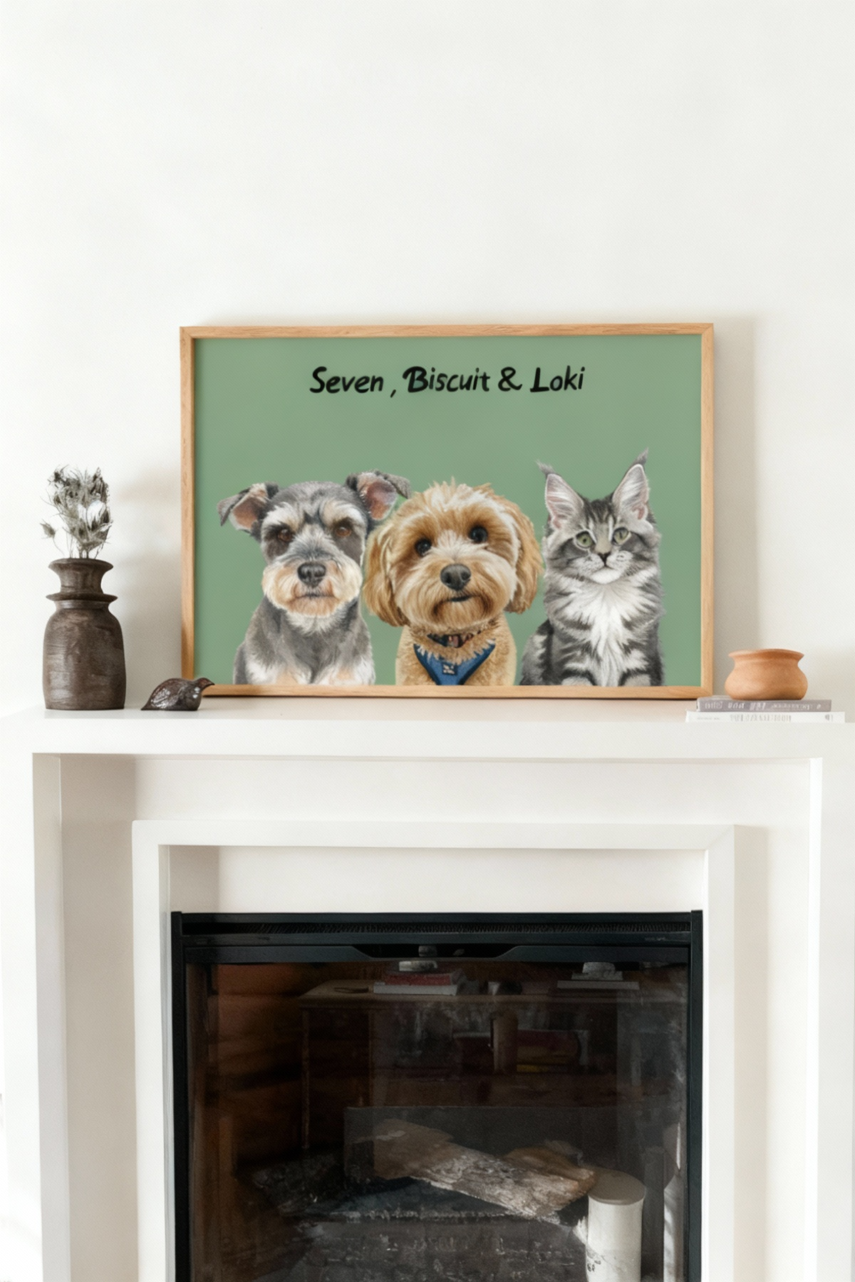 Custom Pet Watercolor Portrait