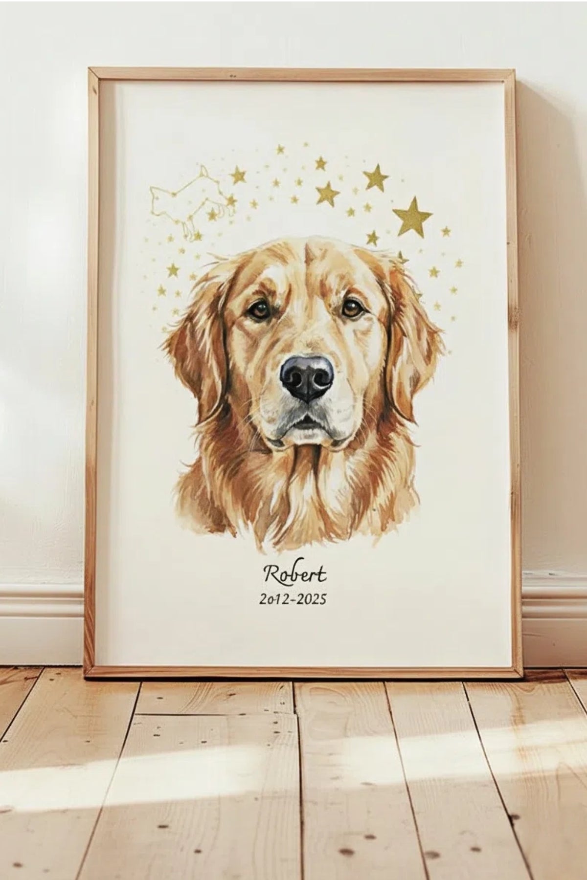 Custom Pet Memorial Portrait | The Pawject Tribute Artwork