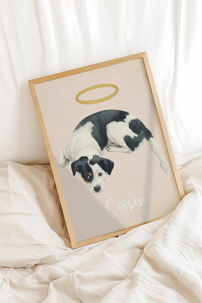Custom Pet Memorial Portrait | The Pawject Tribute Artwork