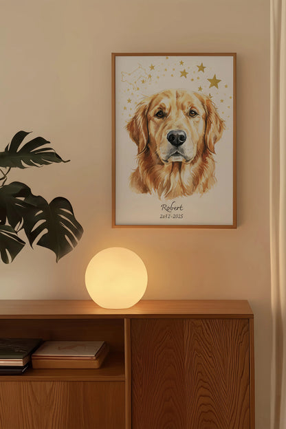 Custom Pet Memorial Portrait | The Pawject Tribute Artwork