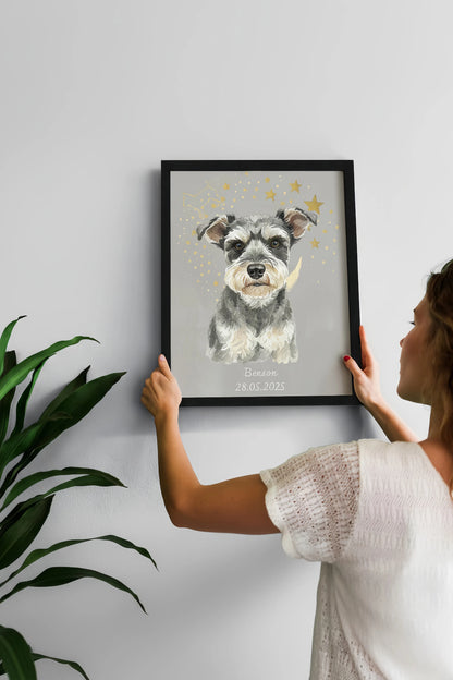 Custom Pet Memorial Portrait | The Pawject Tribute Artwork