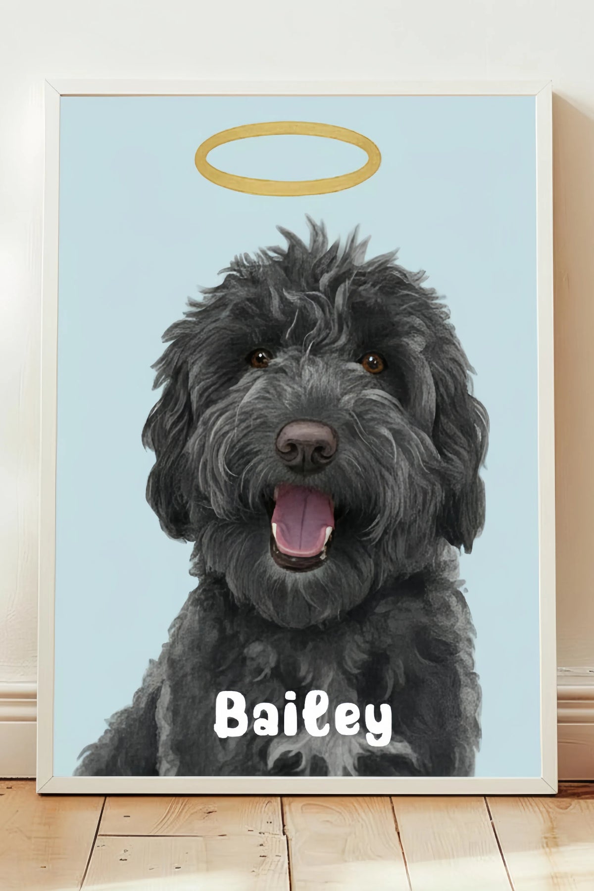 Custom Pet Memorial Portrait | The Pawject Tribute Artwork