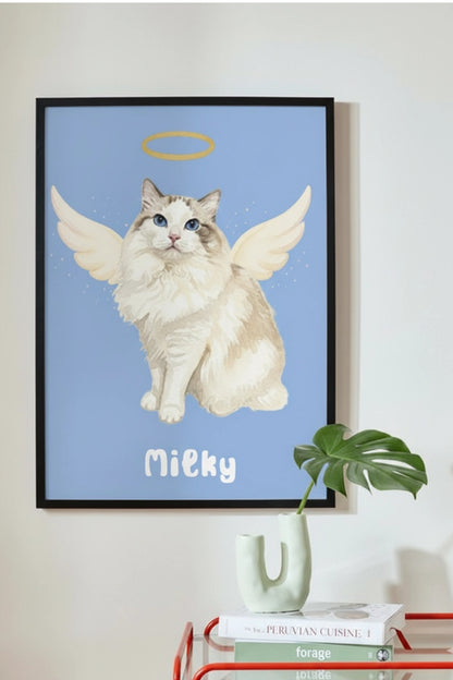 Custom Pet Memorial Portrait | The Pawject Tribute Artwork