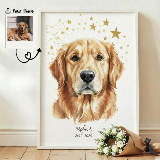 Custom Pet Memorial Portrait