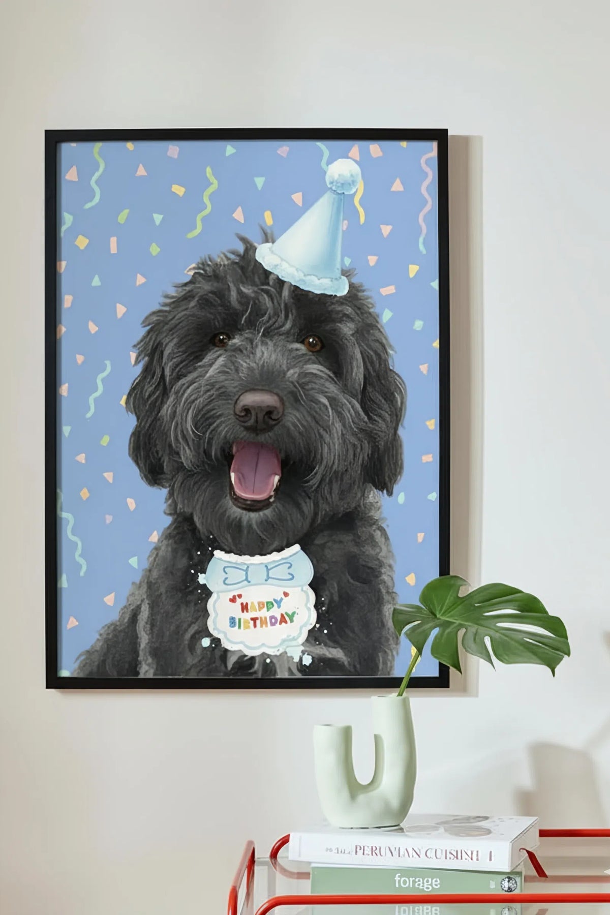Custom Pet Birthday Portrait | The Pawject Personalized Gift