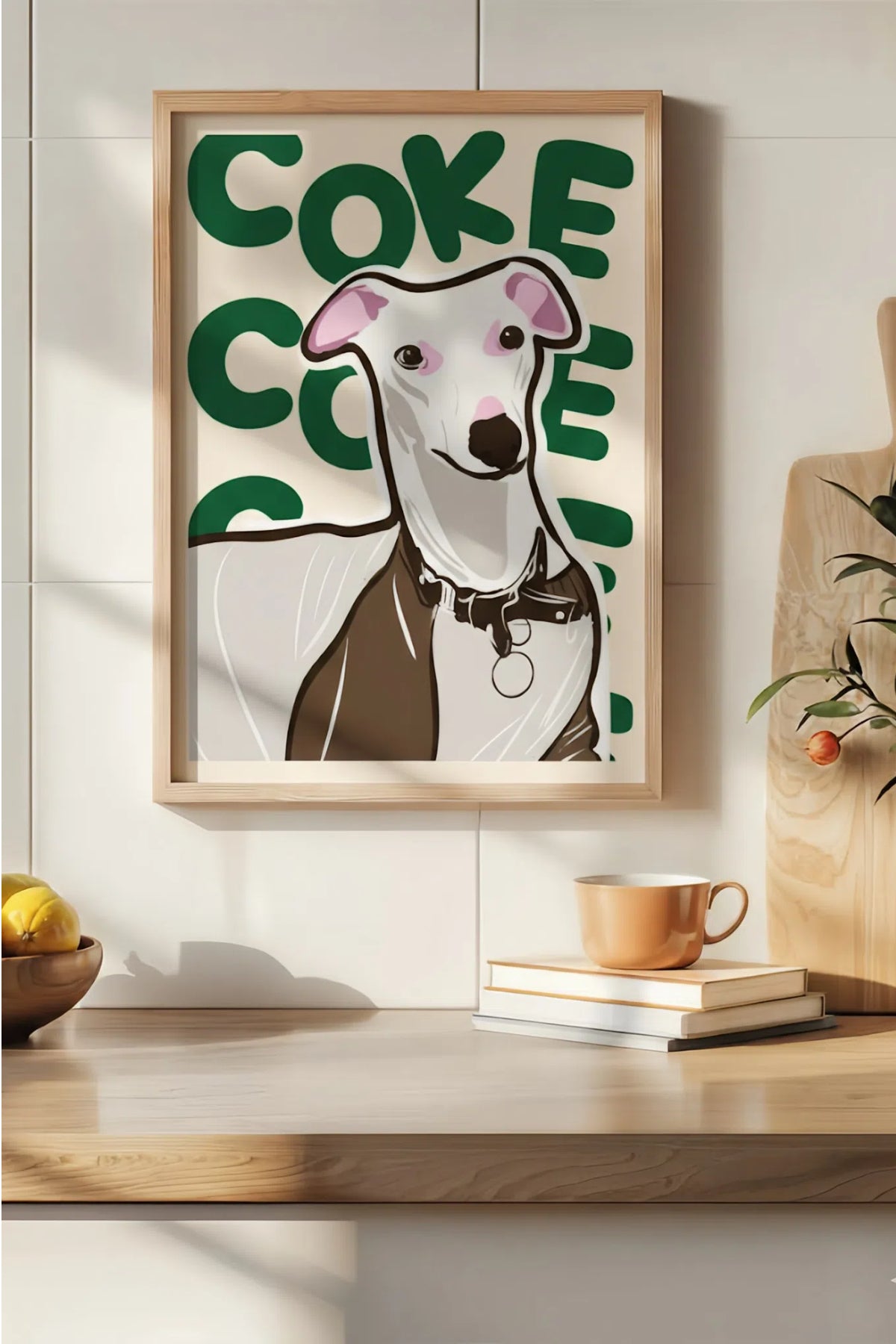 Custom Pet Name Portrait | The Pawject Graphic Wall Art