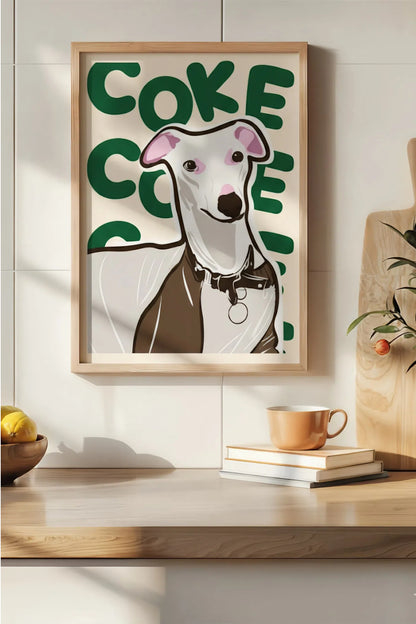 Custom Pet Name Portrait | The Pawject Graphic Wall Art
