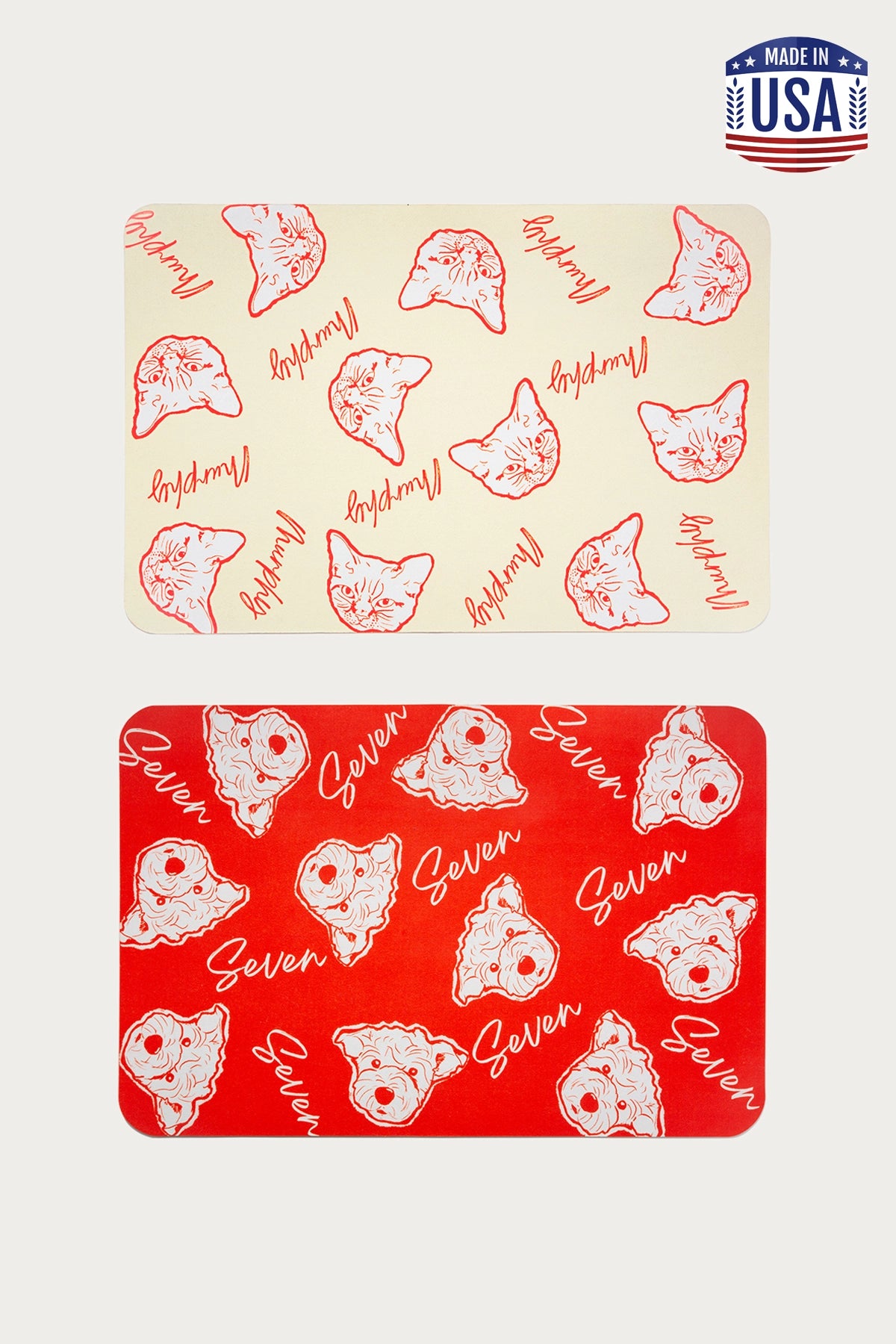 Custom Pet Line Art Diatomite Bath Mat